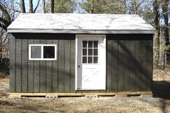 Outbuilding donated by Joseph and Mary Mersereau used to care for rehab birds.